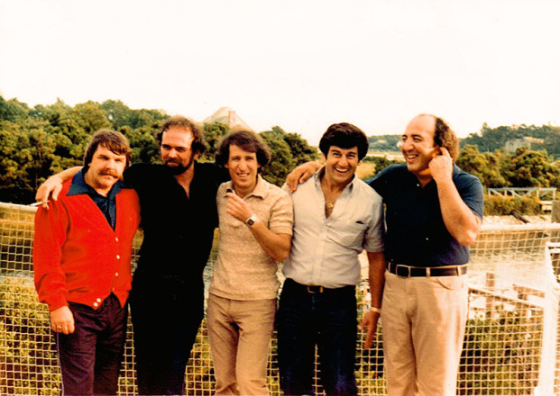 From Left to Right: Nicky Latteo, Lenny Collins, Jimmy Petze, Eddie Grispi and Lennie Petze